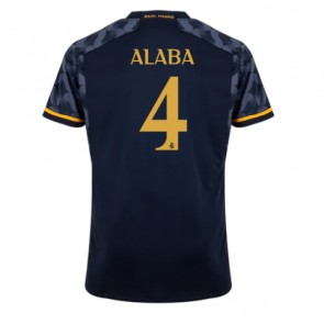 Real Madrid David Alaba #4 Gostujuci Dres 2023-24 Kratak Rukavima